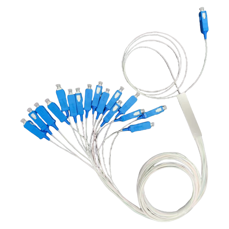 Mini PLC 1 x 16 répartiteur de fibres, mini module, 900 μm, SC, LC, monomode