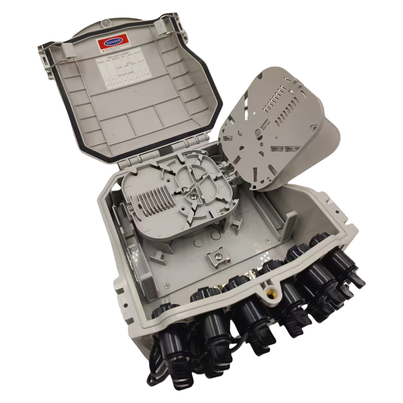 Répartiteur fibre optique FTTH mural/mât intérieur/extérieur, boîtier de distribution avec connexion rapide étanche SFTB-16A