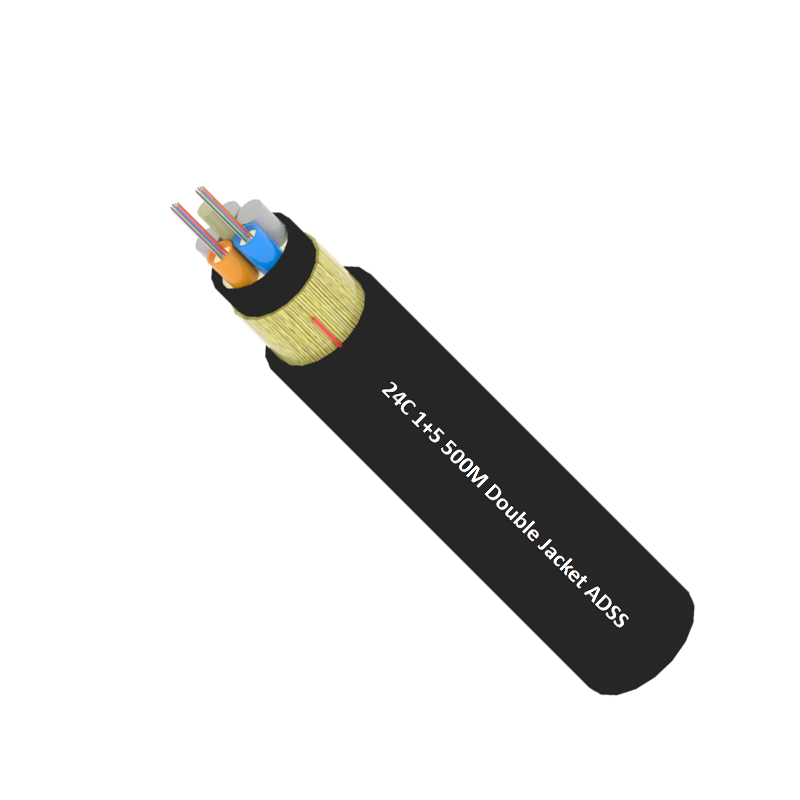Long Span 500m 24C SM Double Sheath All-Dielectric Self-Supporting Optical Fiber Cable.png
